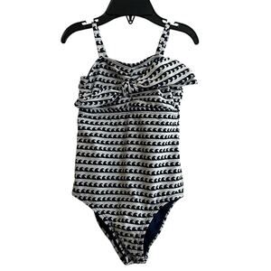 Coral Reef wave print swimsuit